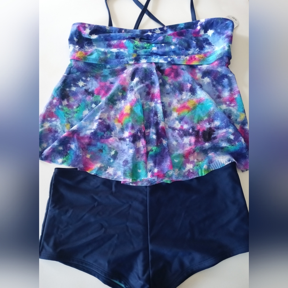 Colorful Starry Tankini Set